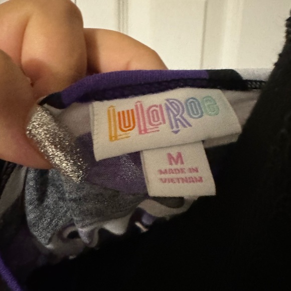 LulaRoe nightmare before Christmas blouse size M - Picture 4 of 5